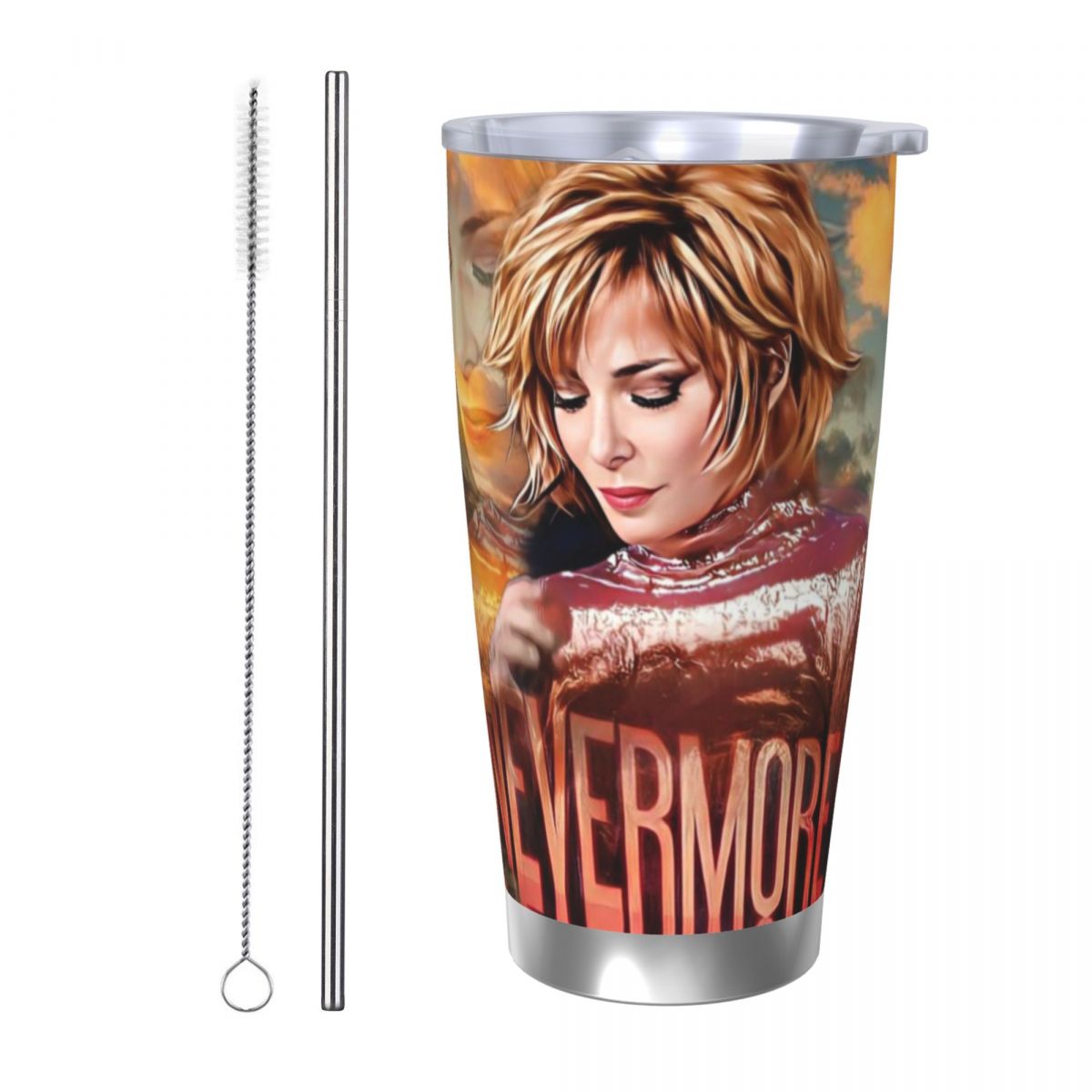 Vacuum Insulated Flask - Mylene Farmer Nevermore 20oz Cangkir Kopi