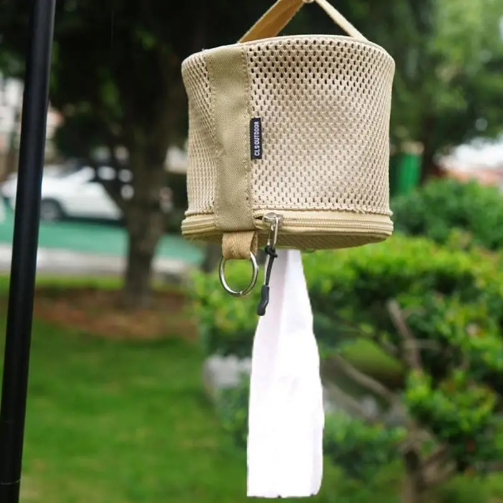 Outdoor Camping Bin - Tempat tisu berkemah luar ruangan, tas