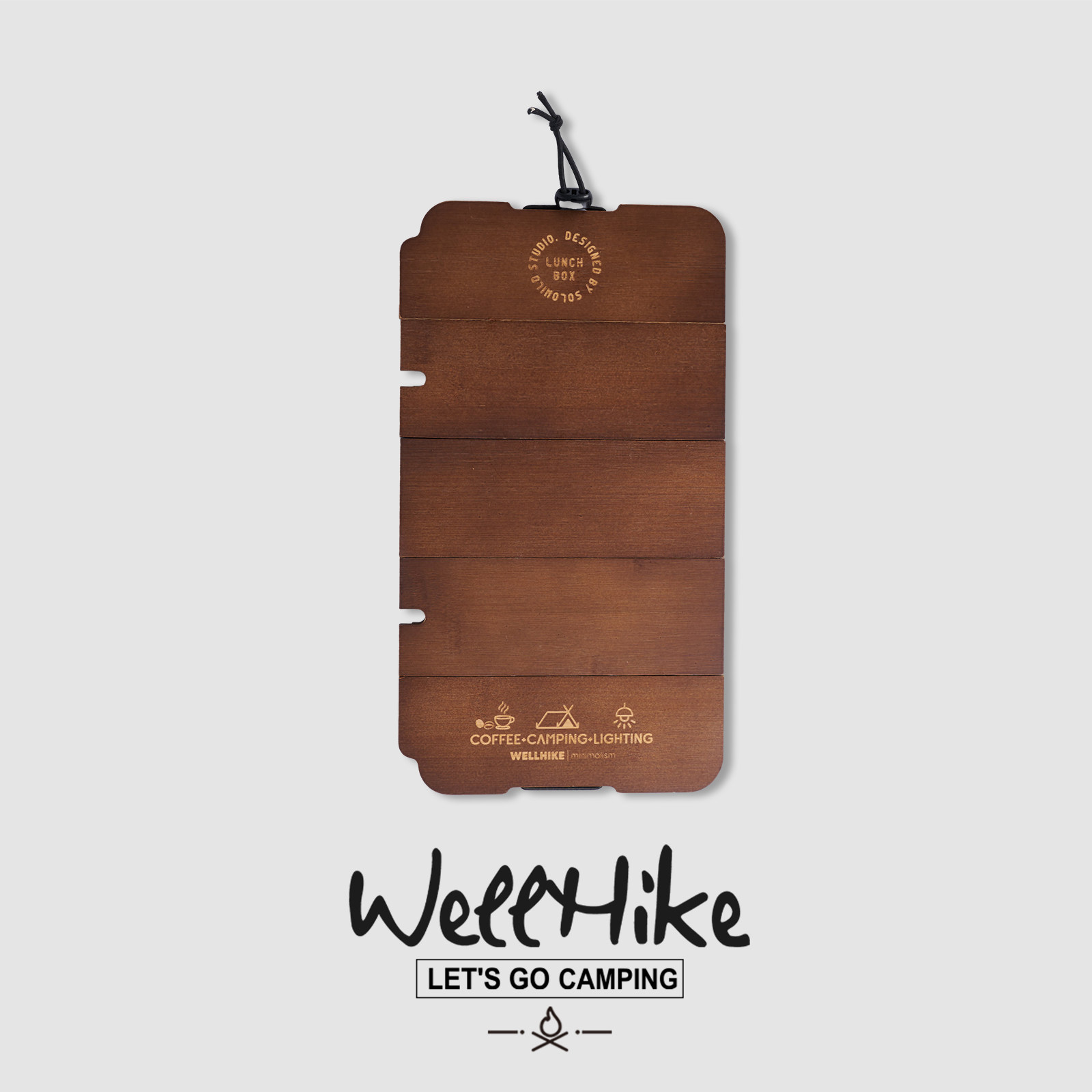 Outdoor Camping Bin - WELLHIKE Kotak Makan Siang Lima Lipatan