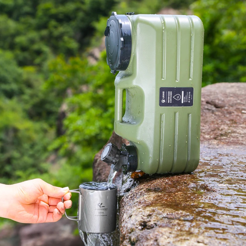 Outdoor Camping Bin - 5/11L Tempat Air Luar Ruangan Kapasitas