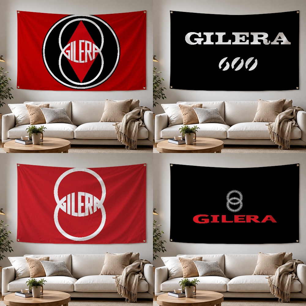 Outdoor Camping Brand - Bendera Luar Ruangan Merek G-Gilera Moto