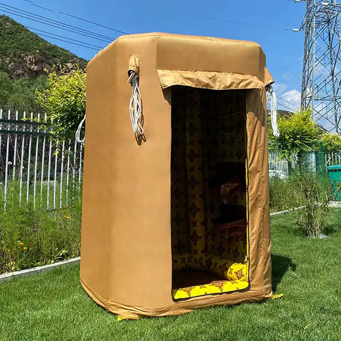 Outdoor Camping Toilet Tent - Tenda Tiup Anti Air Empat Musim