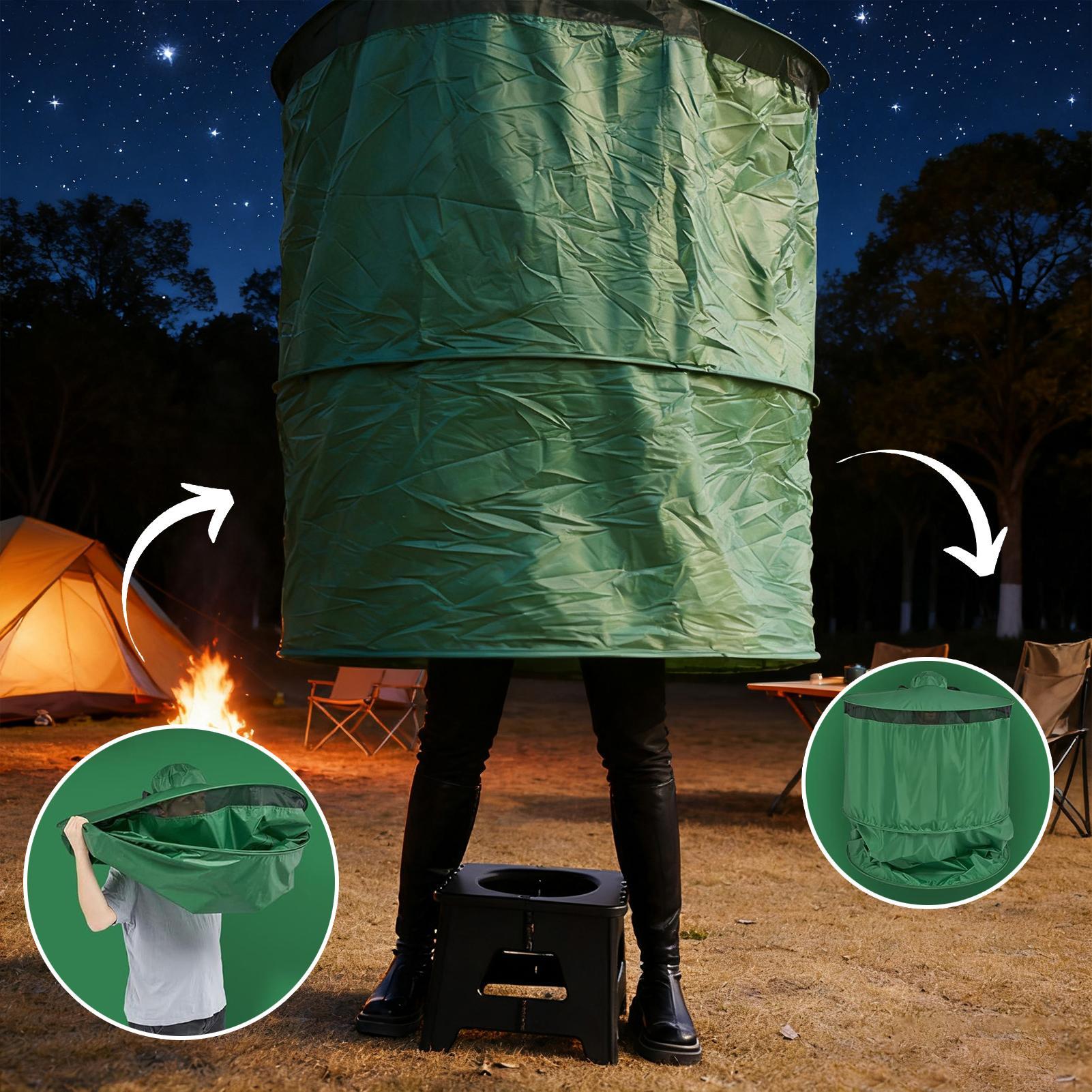 Outdoor Camping Toilet Tent - Tenda Toilet Camping Portabel Kompak Lipat,