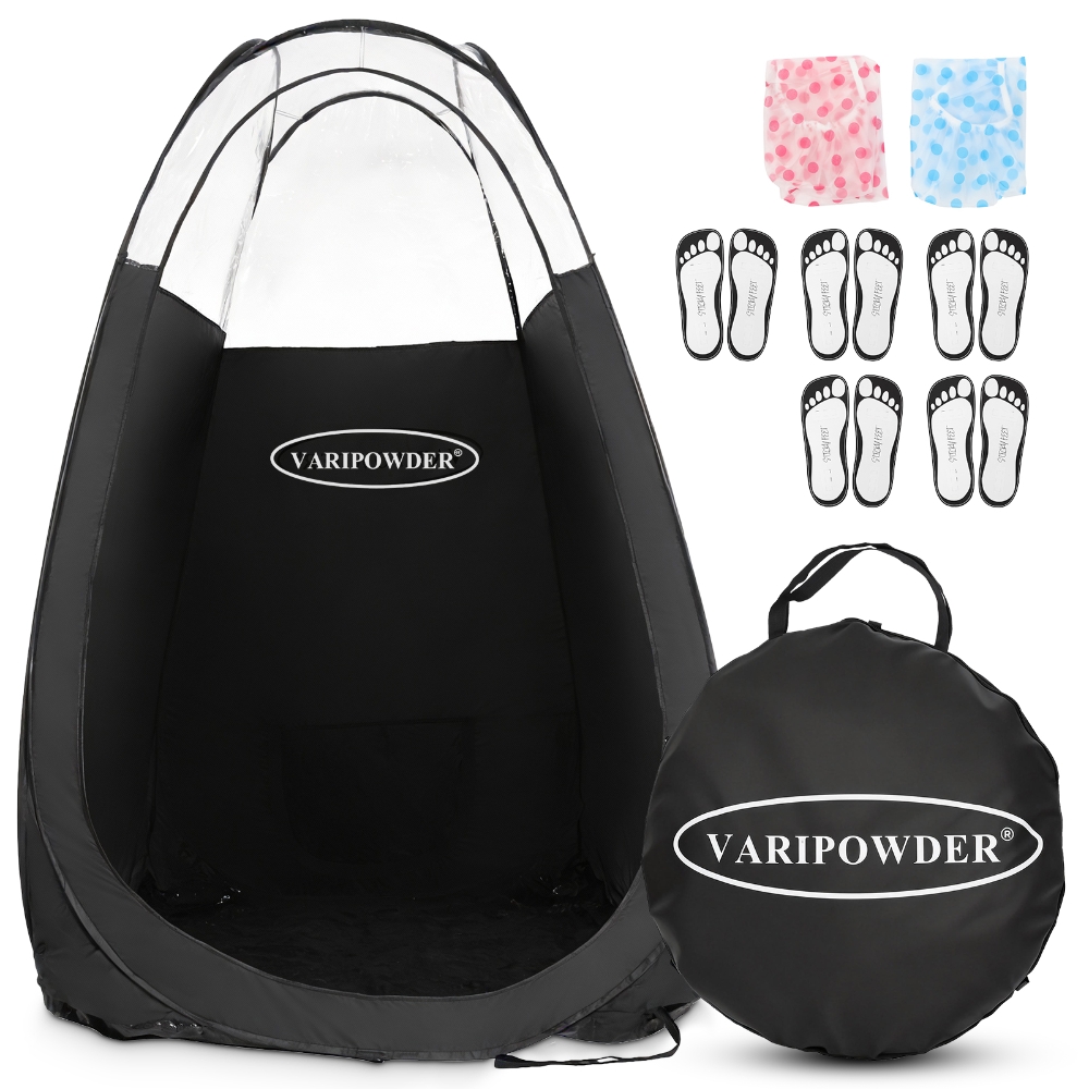 Outdoor Camping Toilet Tent - Tenda Semprotan Pencuci Kulit Hitam Portabel