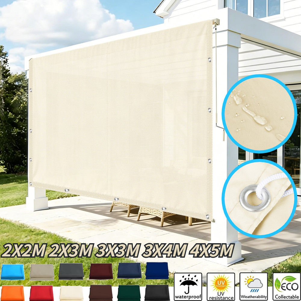 Outdoor Camping Tent Waterproof - Jaring Peneduh Matahari Taman 5x4m 4x3m