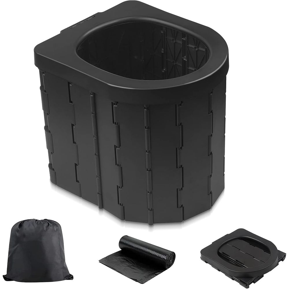 Outdoor Camping Toilet Tent - Toilet Portabel, Pispot Camping untuk Dewasa,