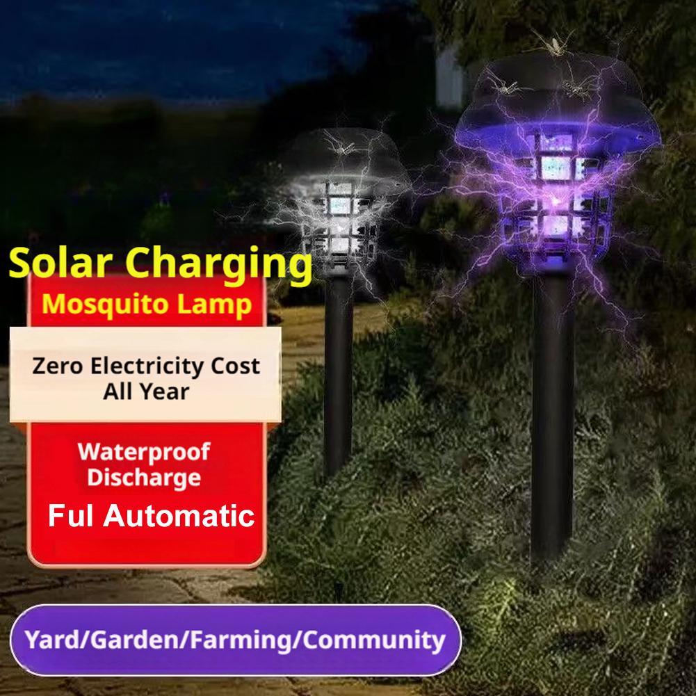 Camping Solar Lantern - 4/2/1 Buah Lampu Pembunuh Nyamuk Tenaga