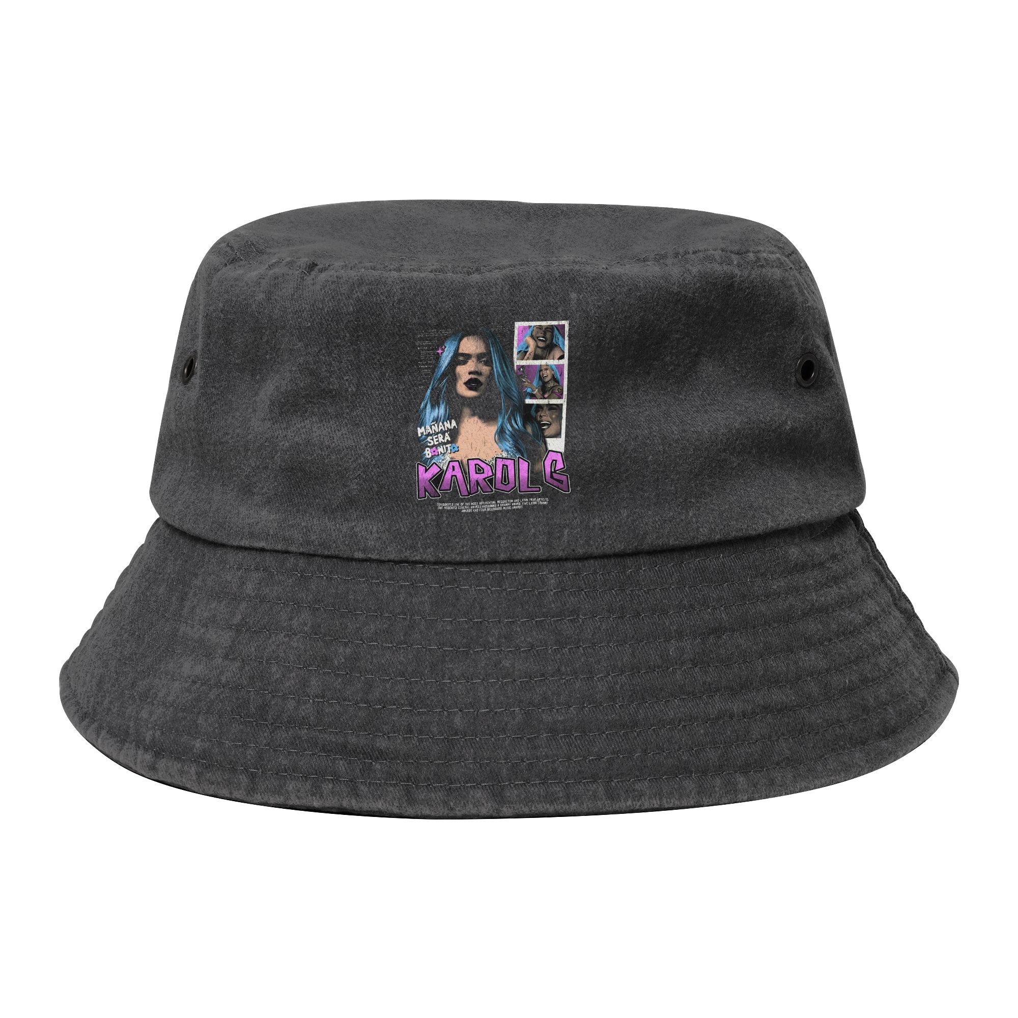Urban Outdoor Camping - Topi Bucket Distressed Washed untuk Pria