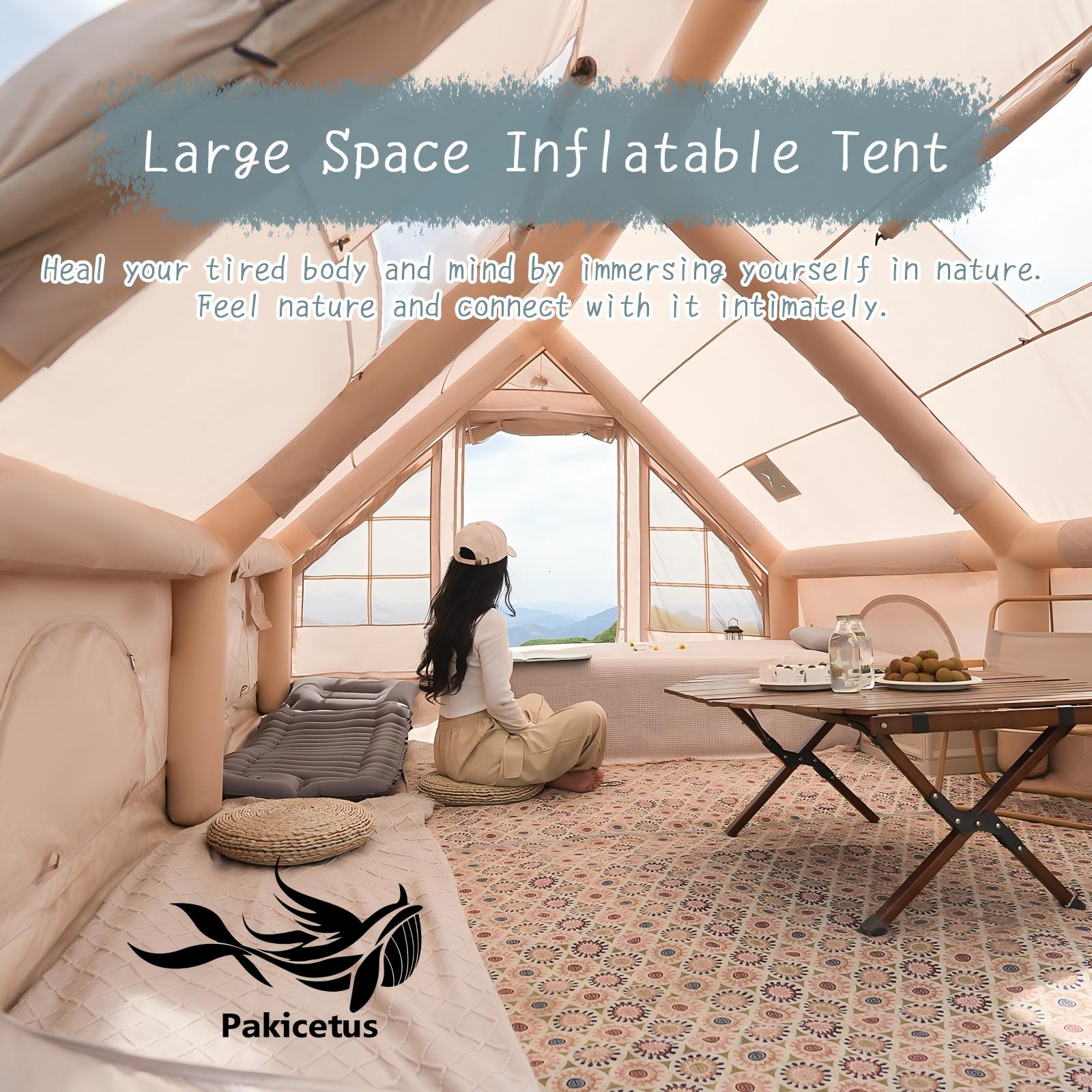Outdoor Camping And Glamping - PAKICETUS Tenda Glamping Tiup Mewah Besar
