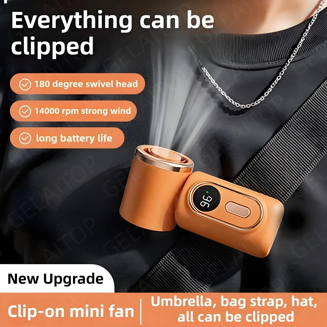 Outdoor Camping Fans - Kipas Genggam Mini Portabel dengan Klip