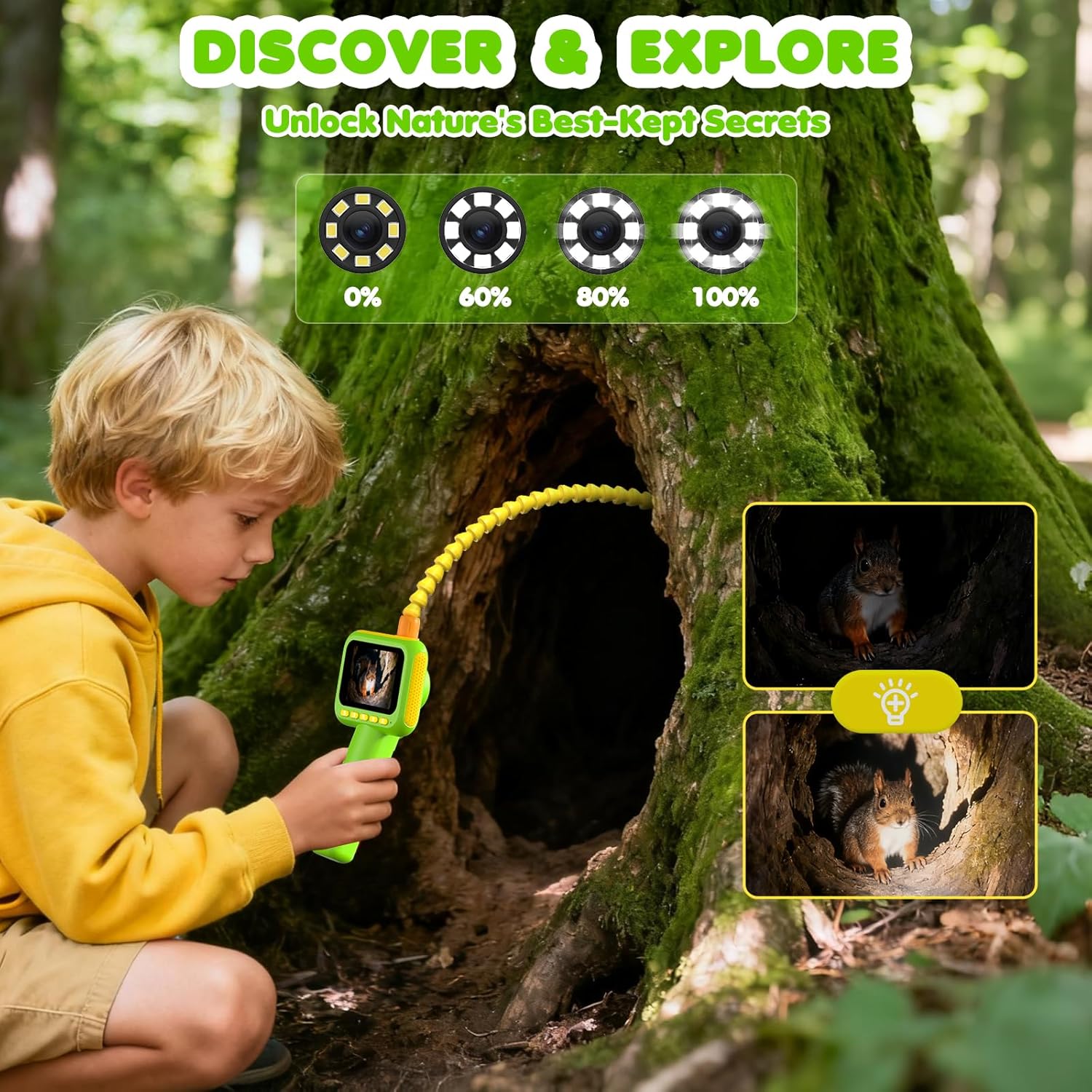 Outdoor Camping For Kids - Endoskop untuk Anak-anak, Kamera Ular Borescope