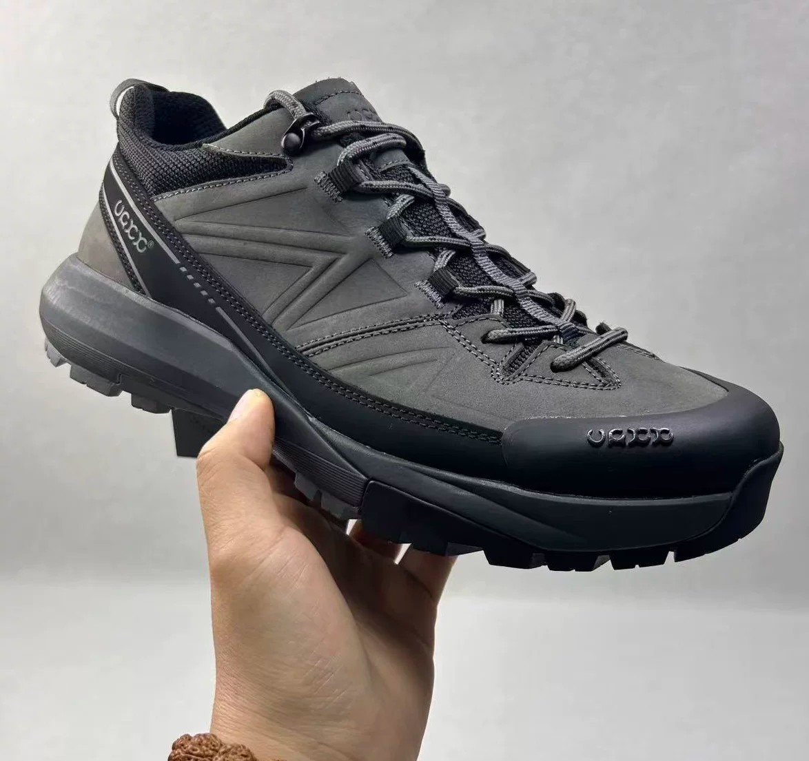 Urban Outdoor Camping - Sepatu Kulit Kasual Hiking Trendi Pria