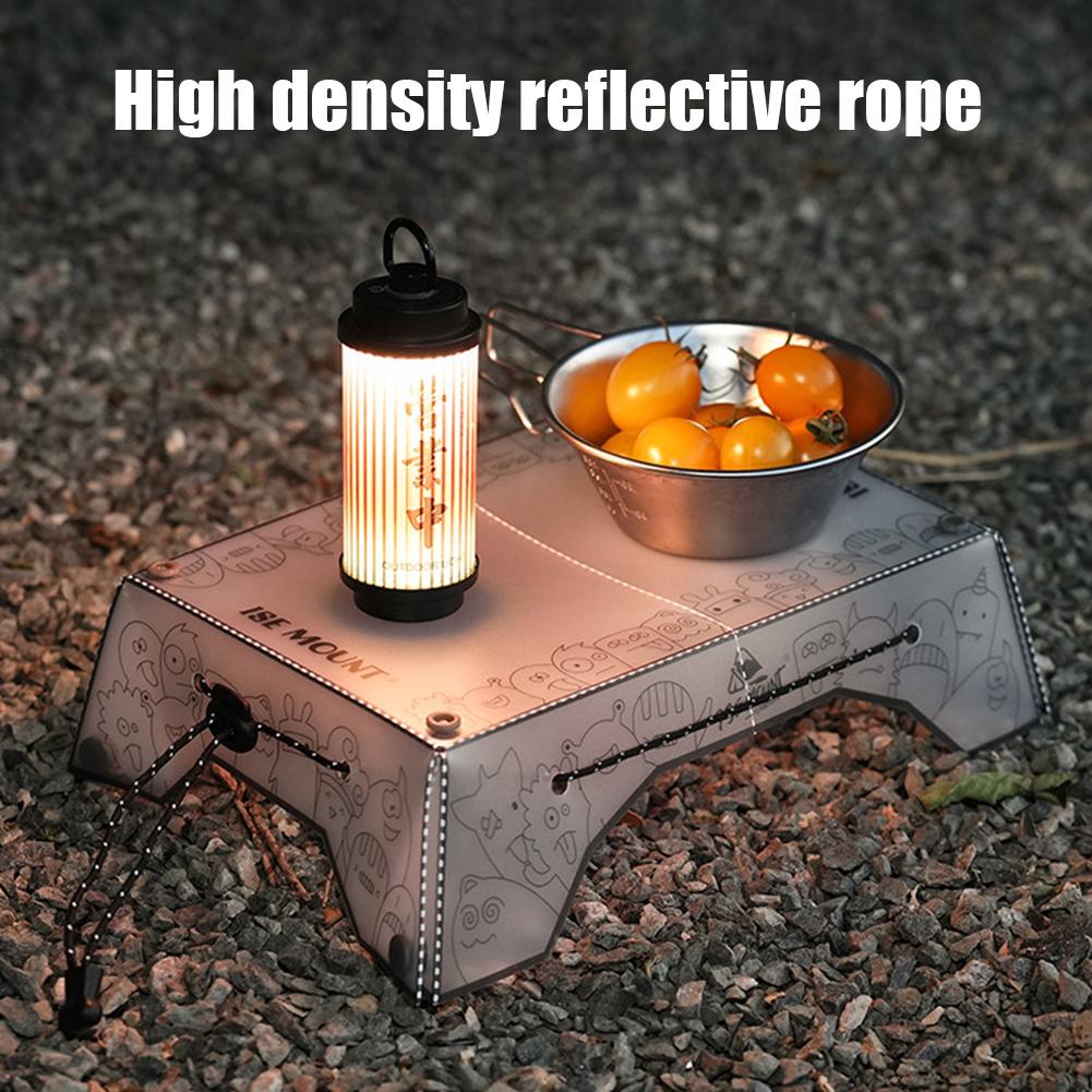 Outdoor Camping Bin - Meja Lipat Papan PP Luar Ruangan