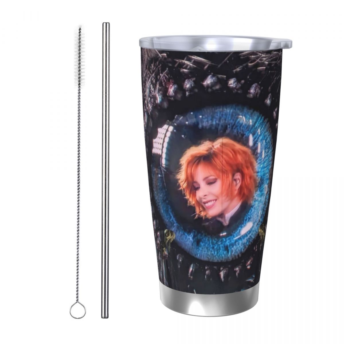 Vacuum Insulated Flask - Mylene Farmer Nevermore 20oz Cangkir Kopi