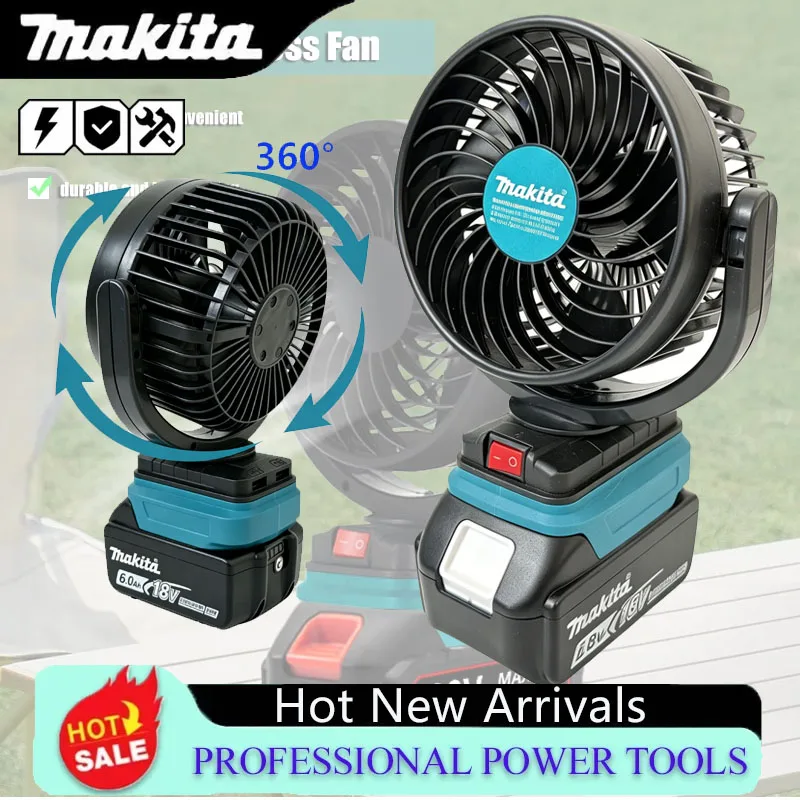 Outdoor Camping Fans - Kipas Angin Listrik Portabel Tanpa Kabel