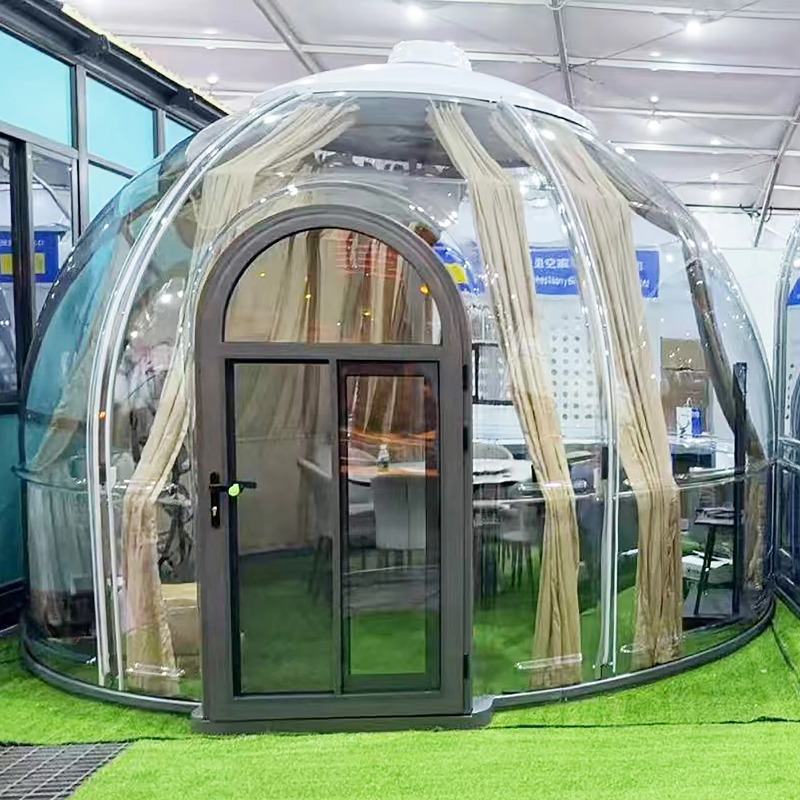 Outdoor Camping And Glamping - Rumah Kubah Gelembung Polikarbonat Transparan untuk
