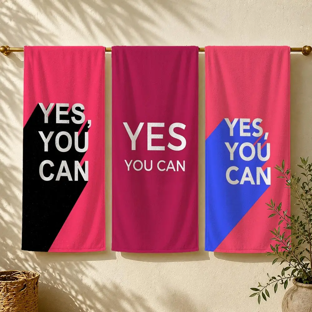 Outdoor Camping Quotes - Handuk Pantai Y-Yes You Can Towel,