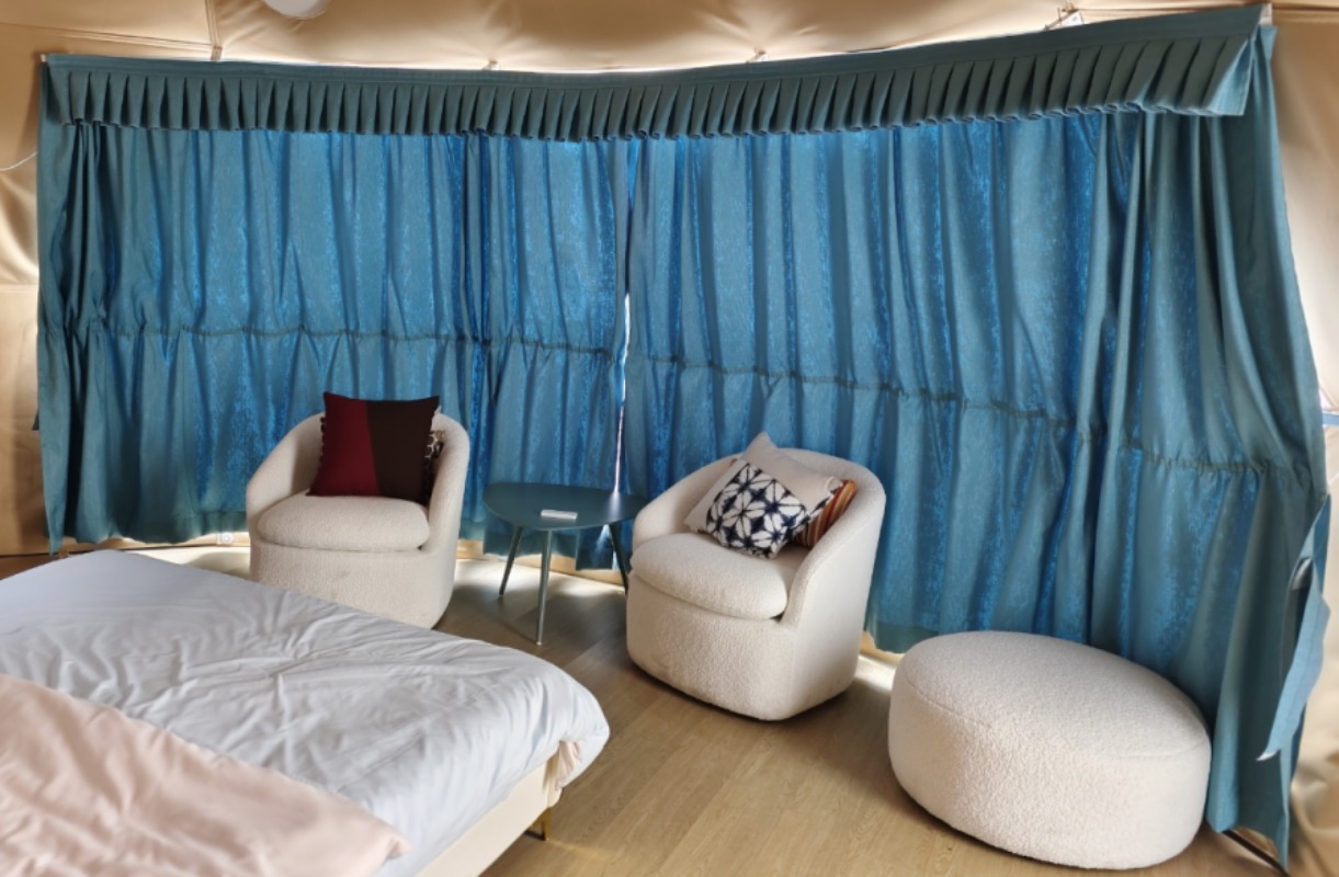 Tenda Dome Geodesik Mewah untu - Outdoor Camping And Glamping ulasan dan harga