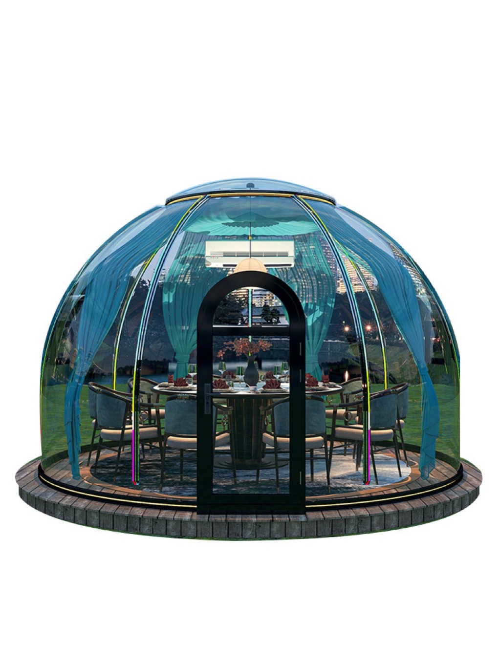 Rumah Gelembung Kubah Transpar - Outdoor Camping And Glamping ulasan dan harga