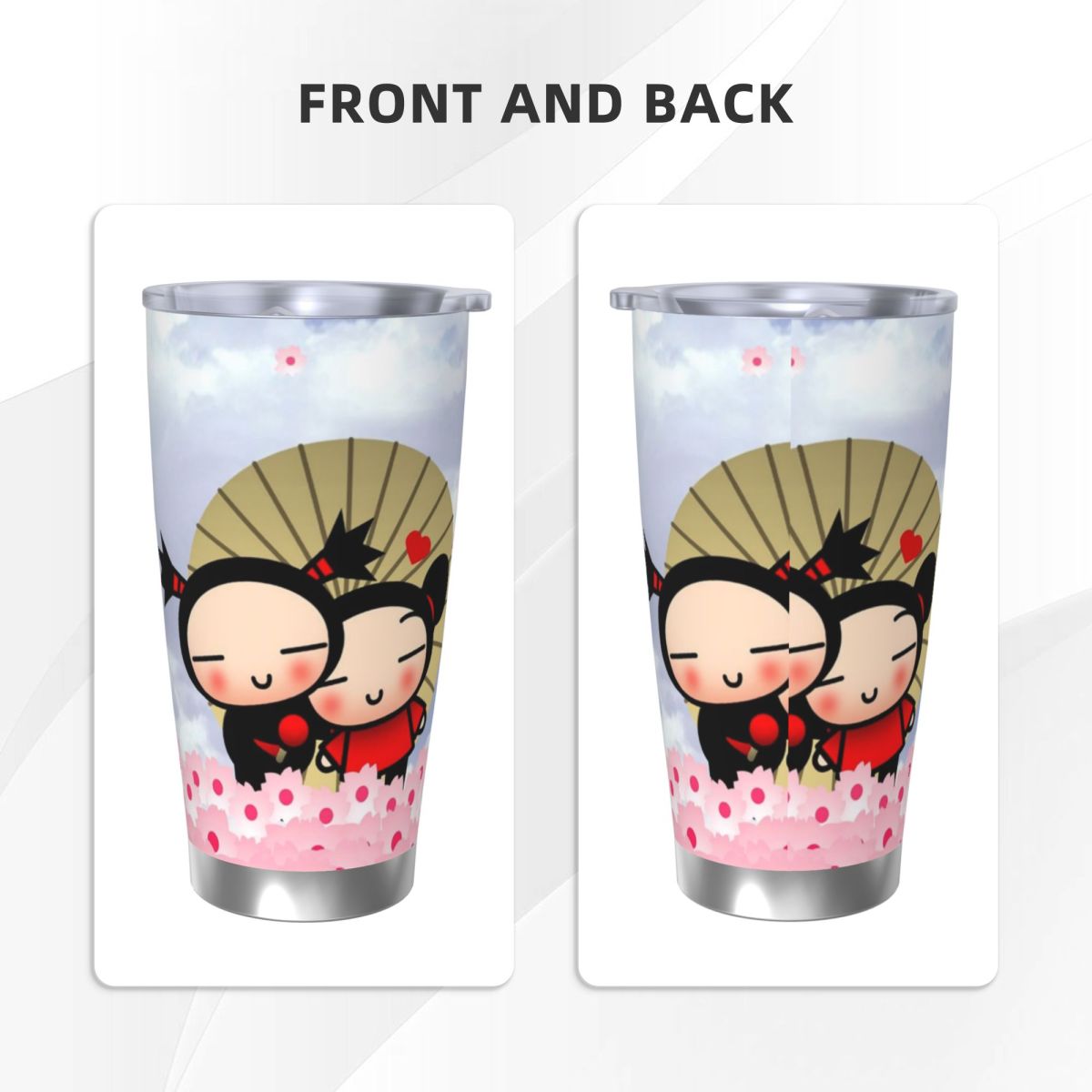 Cute Cartoon Pucca 20oz Cangki - Vacuum Insulated Flask ulasan dan harga