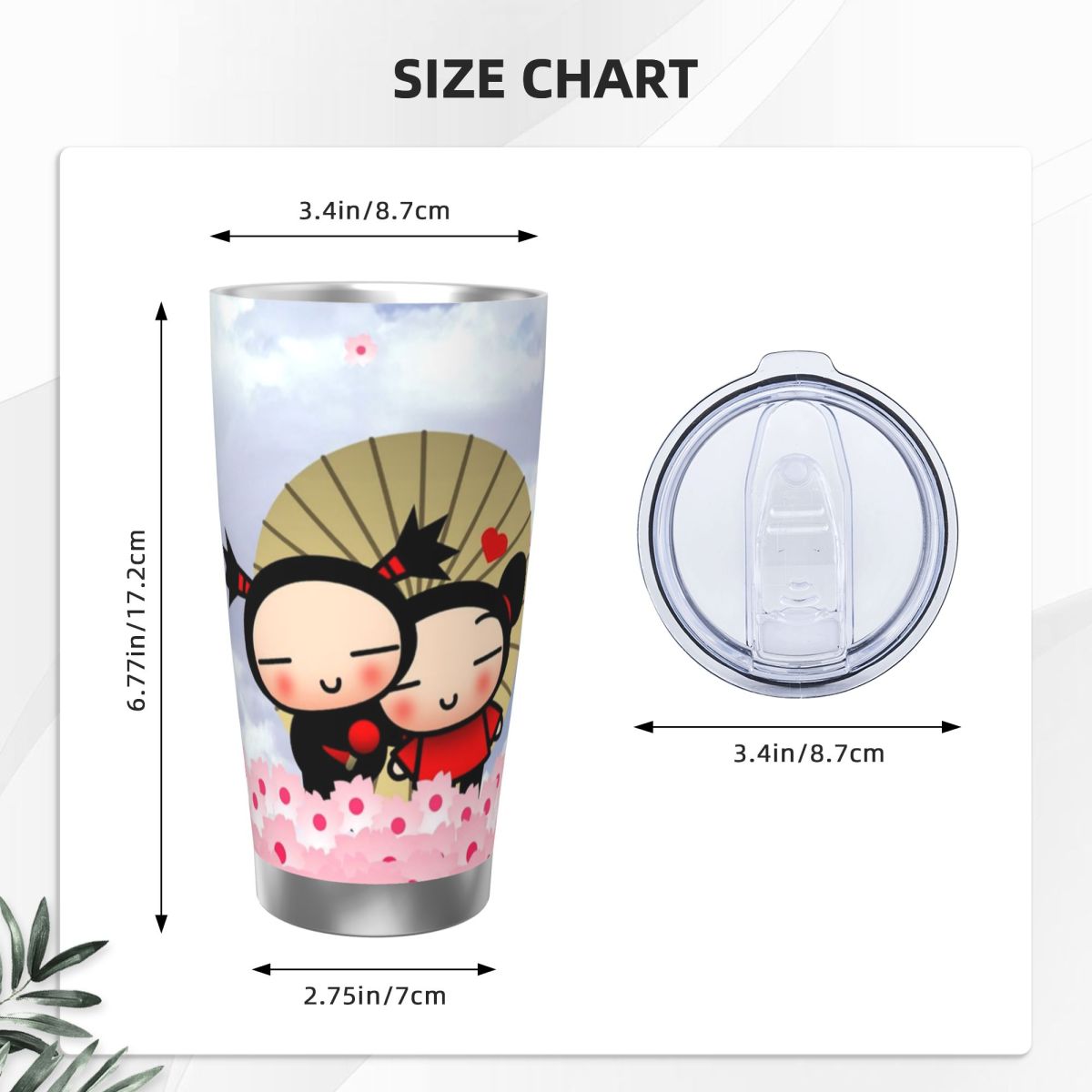Cute Cartoon Pucca 20oz Cangki - Vacuum Insulated Flask ulasan dan harga