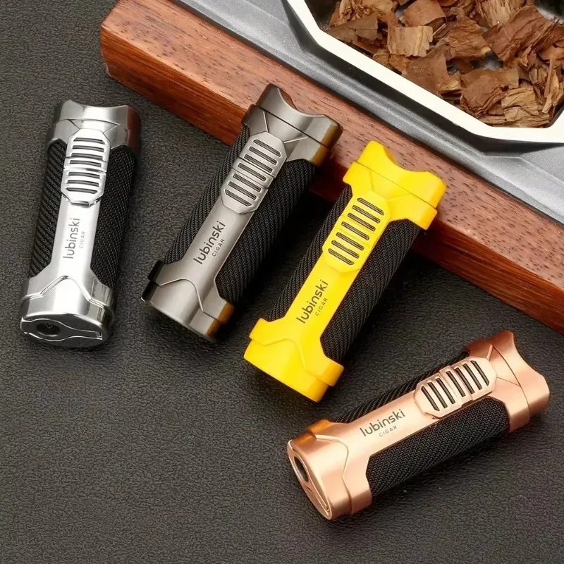 LUBINSKI Pemantik Cerutu Logam - Outdoor Windproof Lighter ulasan dan harga