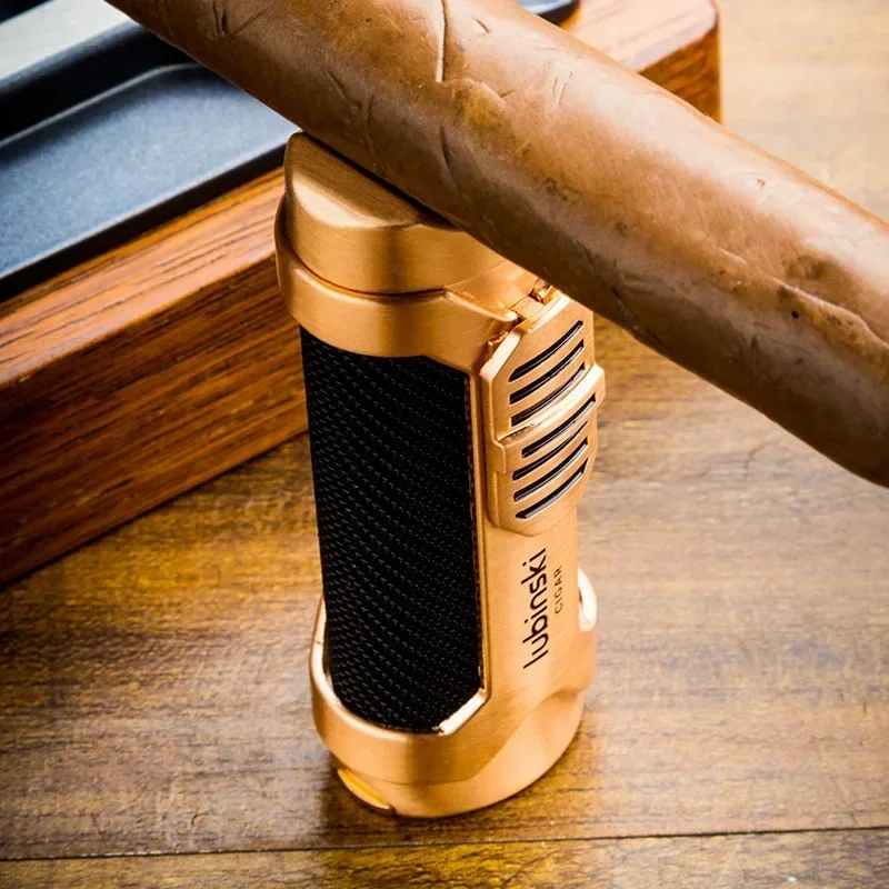 LUBINSKI Pemantik Cerutu Logam - Outdoor Windproof Lighter ulasan dan harga
