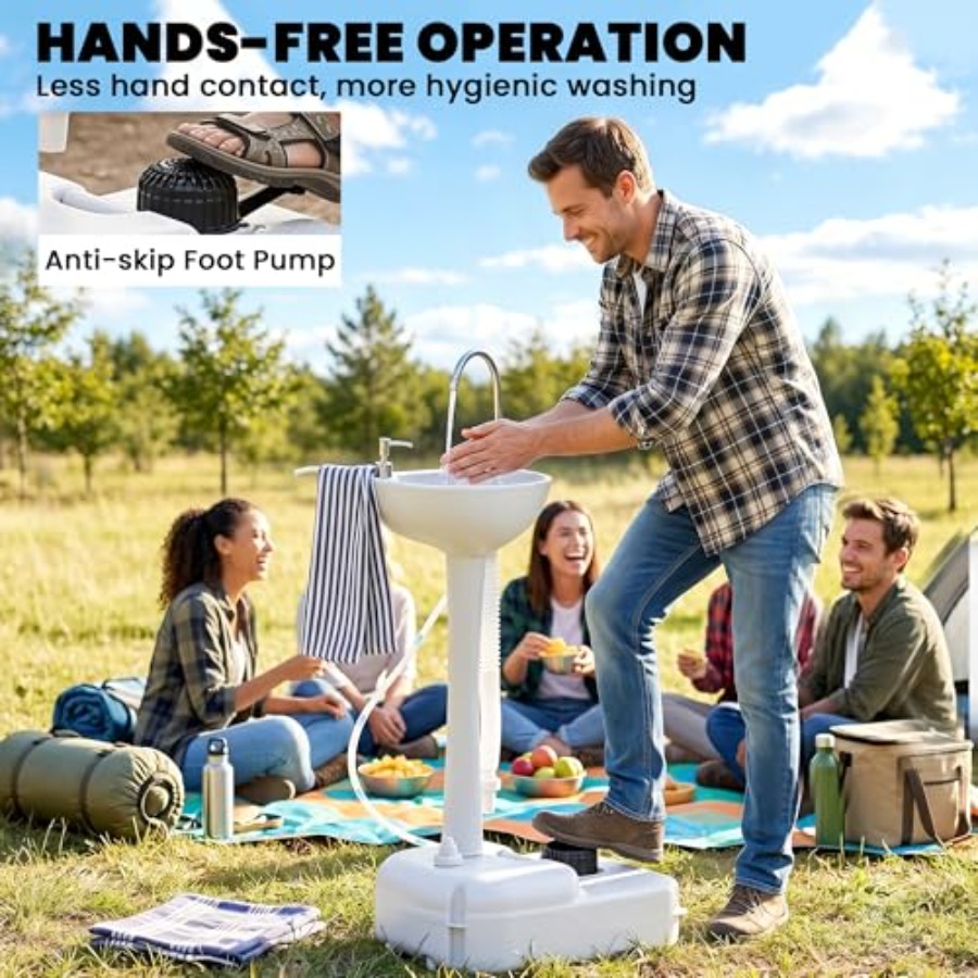 Wastafel portabel untuk RV dan - Outdoor Camp ulasan dan harga