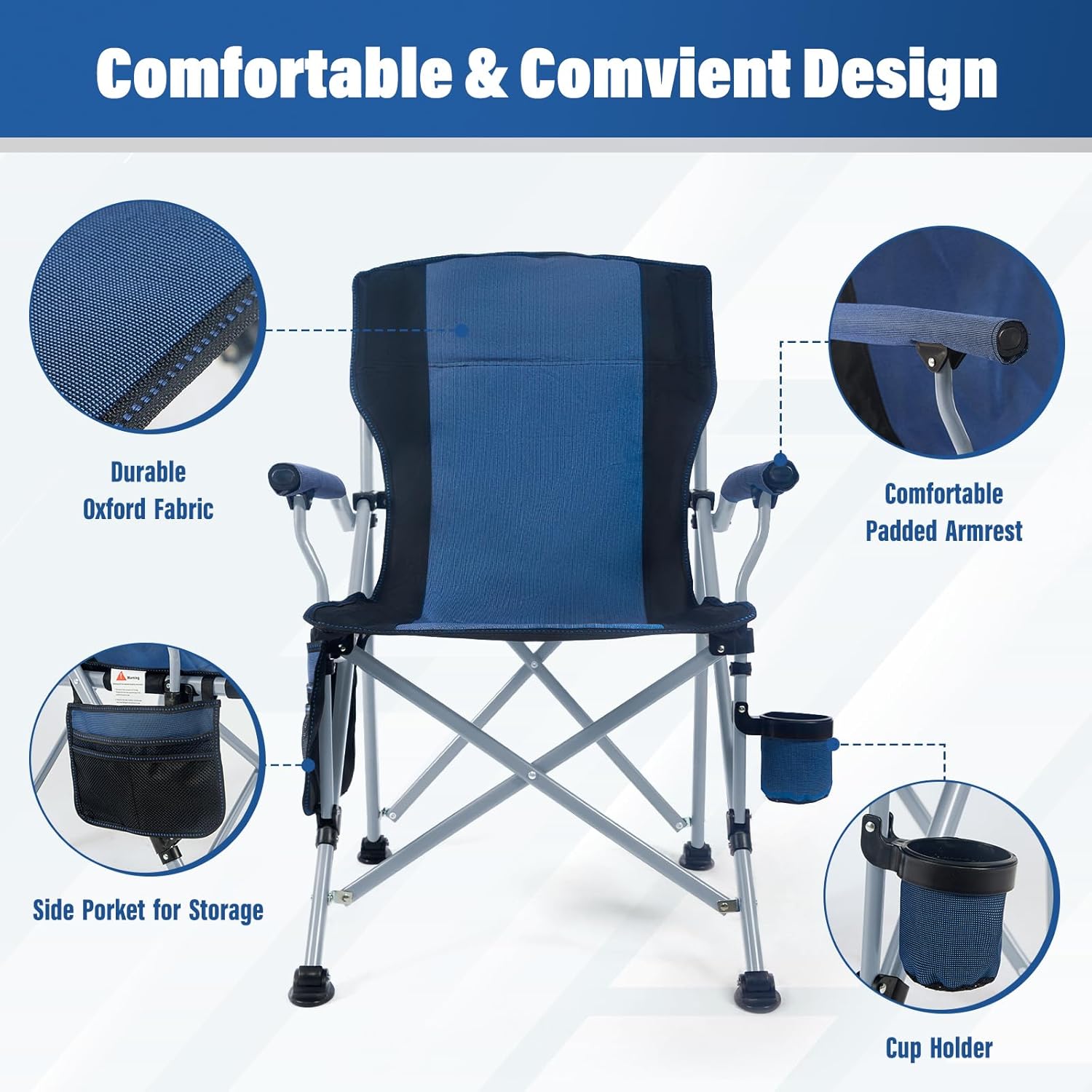 Kursi Lipat Portabel Outdoor G - Outdoor Camping Folding Chairs ulasan dan harga