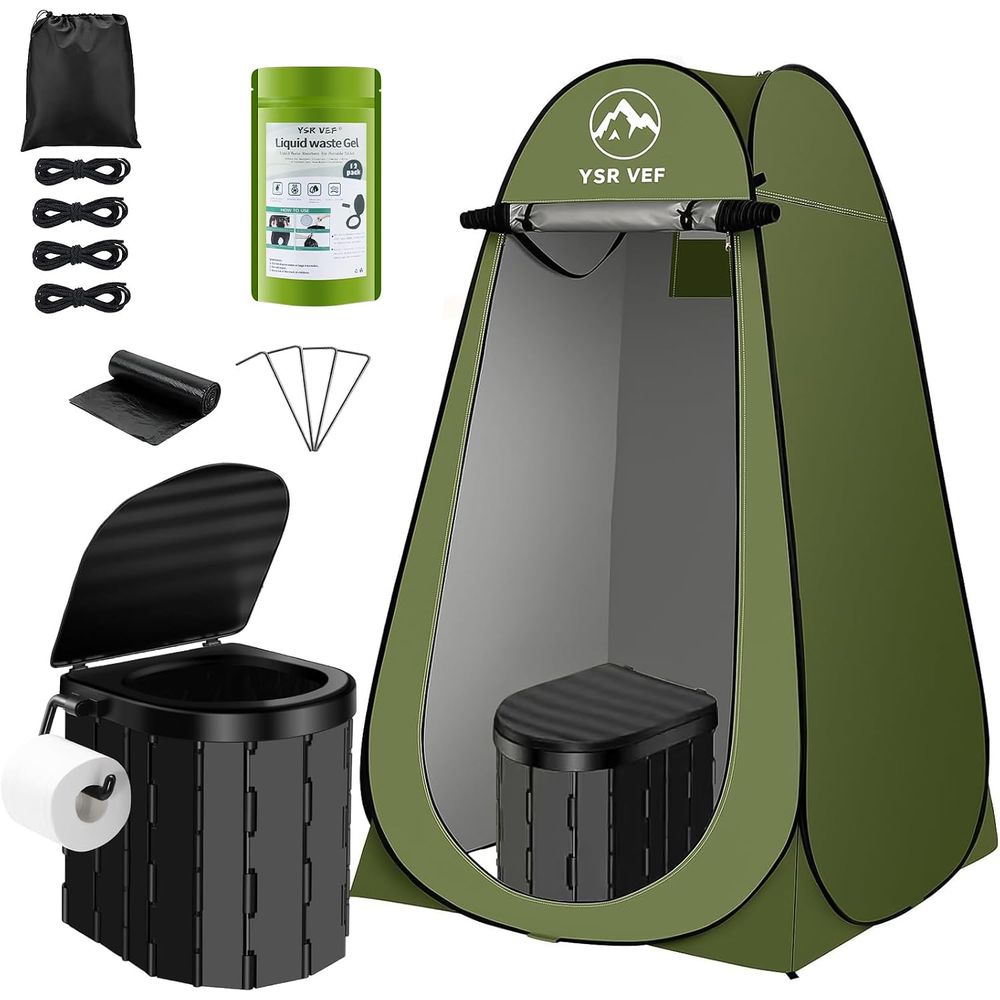 Perlengkapan Toilet Portabel,  - Outdoor Camp ulasan dan harga