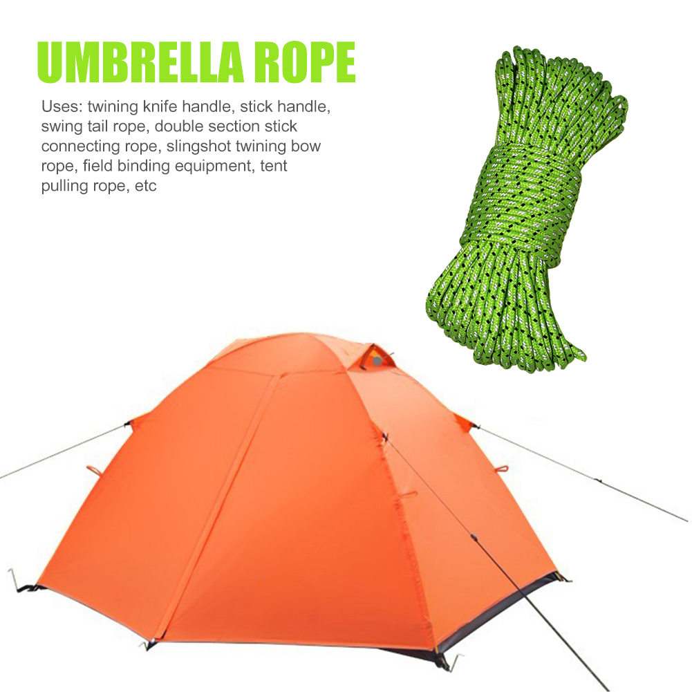 Tali Paracord Nilon Reflektif  - Outdoor Camping Quotes ulasan dan harga