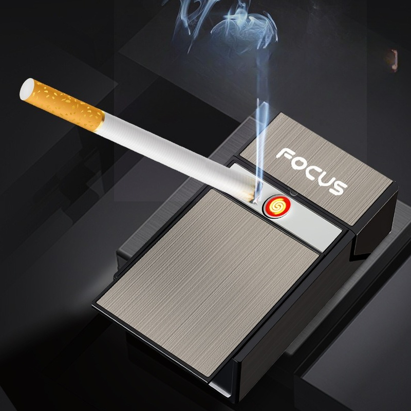 Kotak pemantik rokok USB baru, - Outdoor Windproof Lighter ulasan dan harga