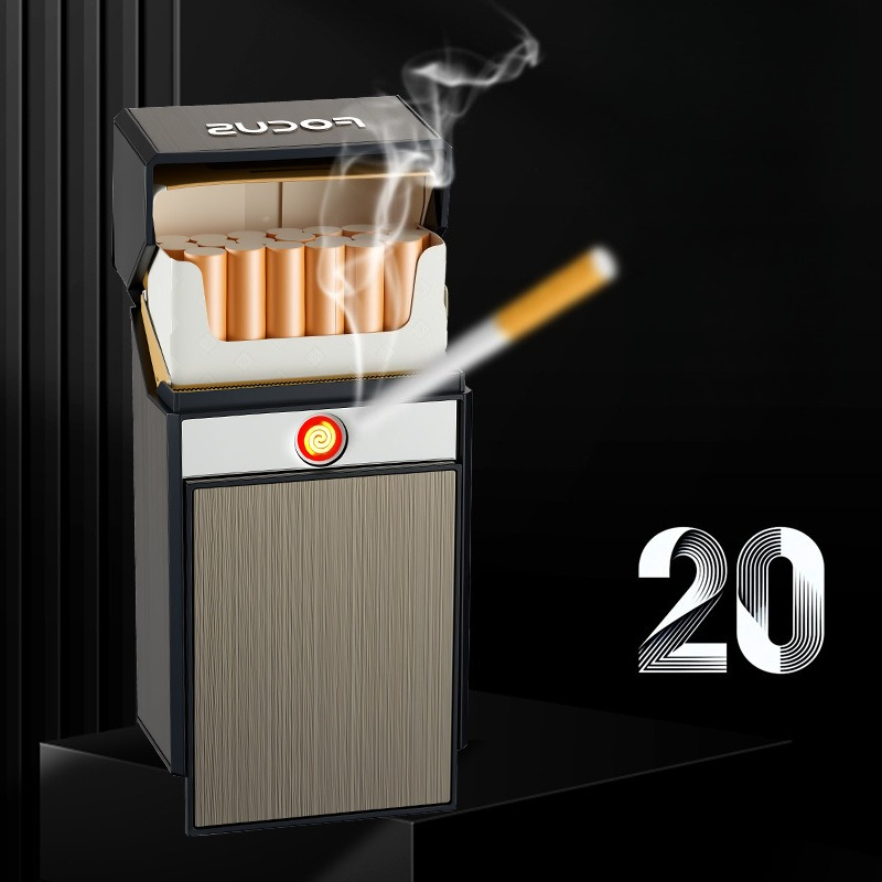 Kotak pemantik rokok USB baru, - Outdoor Windproof Lighter ulasan dan harga