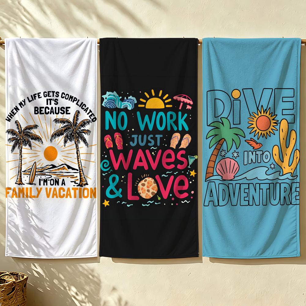Handuk Pantai T-Take me to the - Outdoor Camping Quotes ulasan dan harga