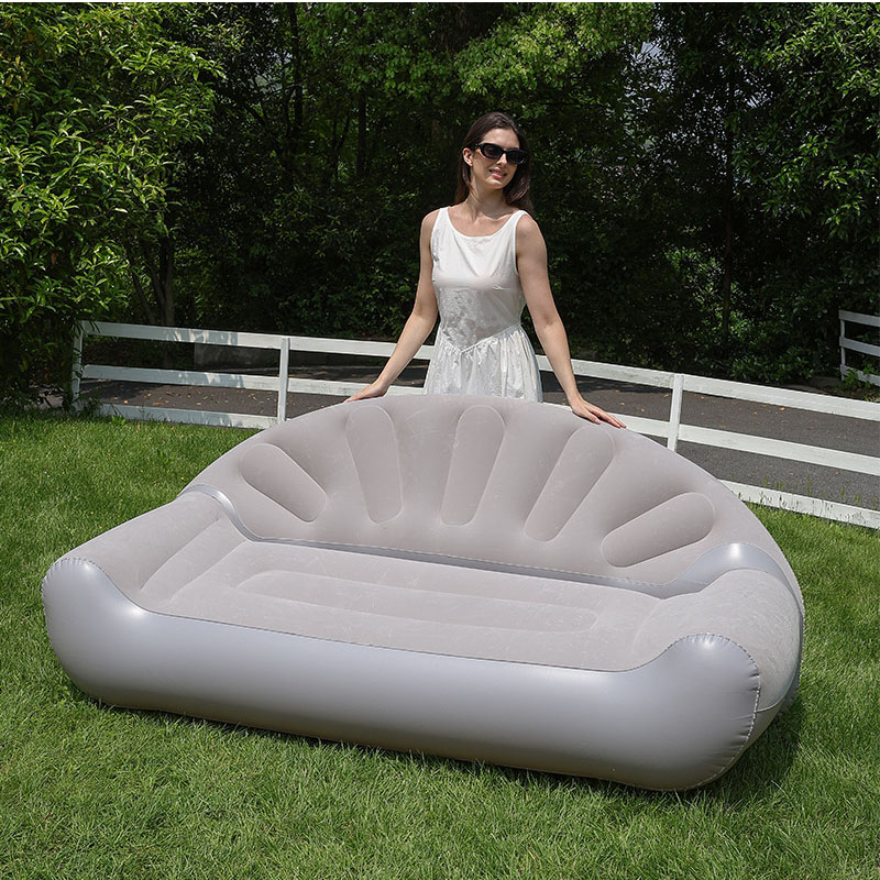 Sofa Tiup Bentuk Kipas untuk 2 - Outdoor Camping Fans ulasan dan harga