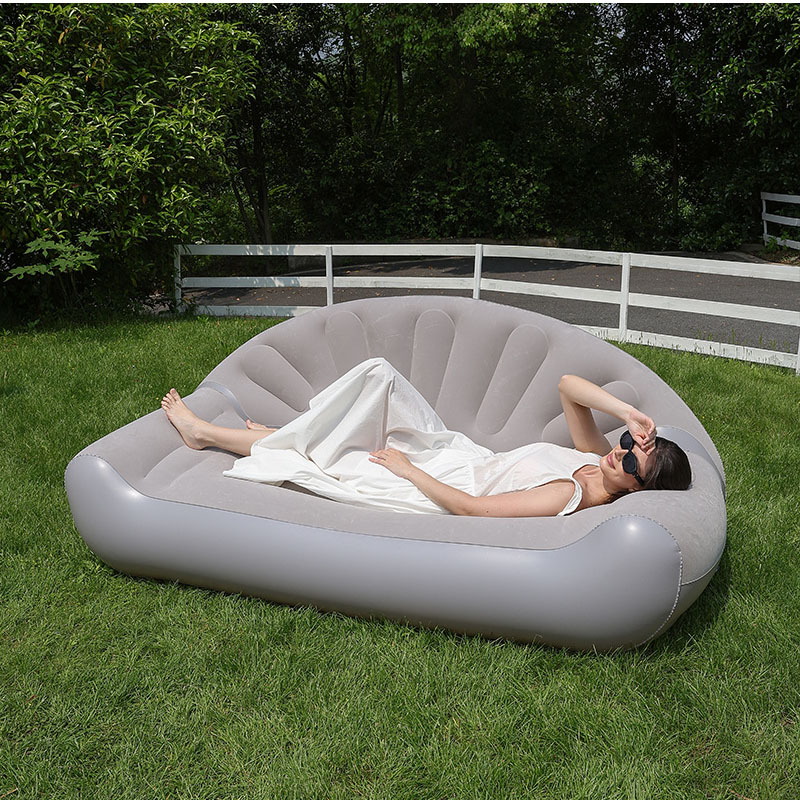 Sofa Tiup Bentuk Kipas untuk 2 - Outdoor Camping Fans ulasan dan harga