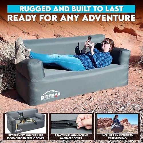 Pittman - Sofa Tiup dengan Pom - Outdoor Camping And Glamping ulasan dan harga
