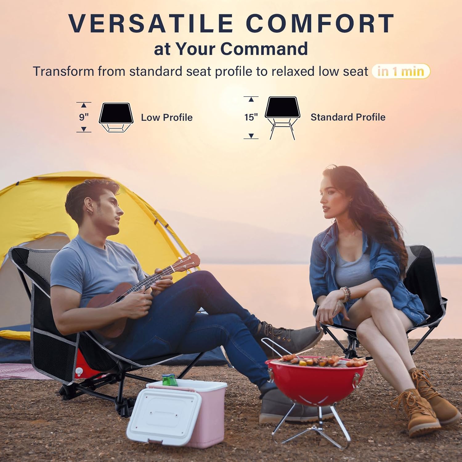 Kursi Camping Ringan, Kursi Ca - Outdoor Camping Folding Chairs ulasan dan harga