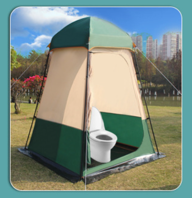 Tenda Mandi Camping Anti Air E - Outdoor Camping Toilet Tent ulasan dan harga