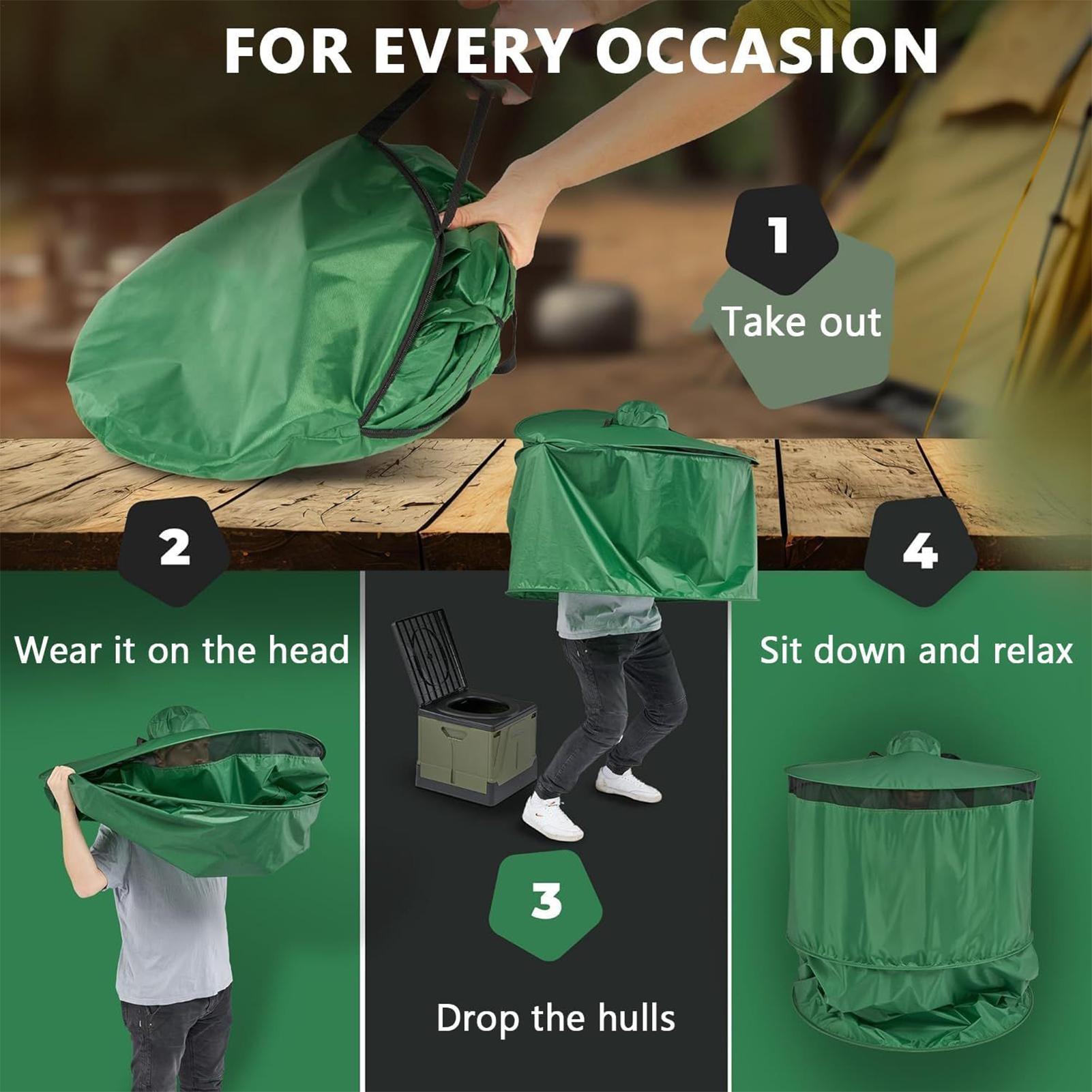 Tenda Toilet Camping Portabel  - Outdoor Camping Toilet Tent ulasan dan harga