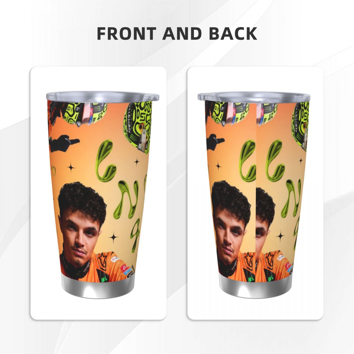 Lando Norris 20oz Cangkir Kopi - Vacuum Insulated Flask ulasan dan harga