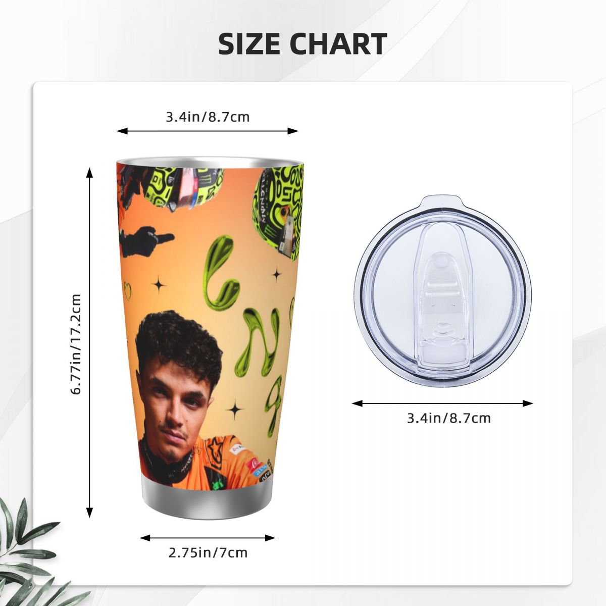 Lando Norris 20oz Cangkir Kopi - Vacuum Insulated Flask ulasan dan harga