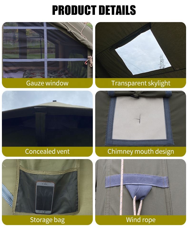 Tenda Udara Mewah 3-4 Musim Uk - Outdoor Camping And Glamping ulasan dan harga