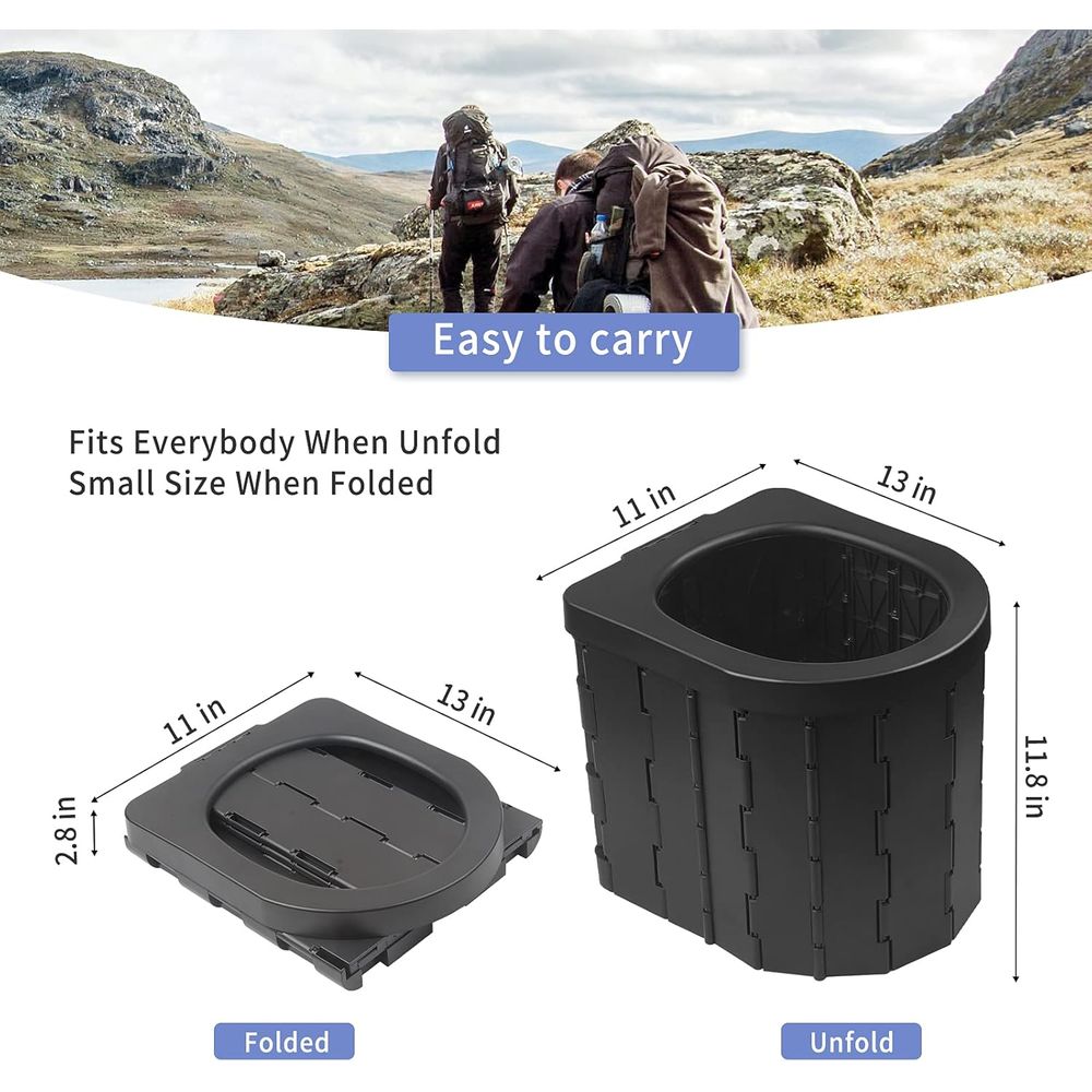 Toilet Portabel, Pispot Campin - Outdoor Camping Toilet Tent ulasan dan harga