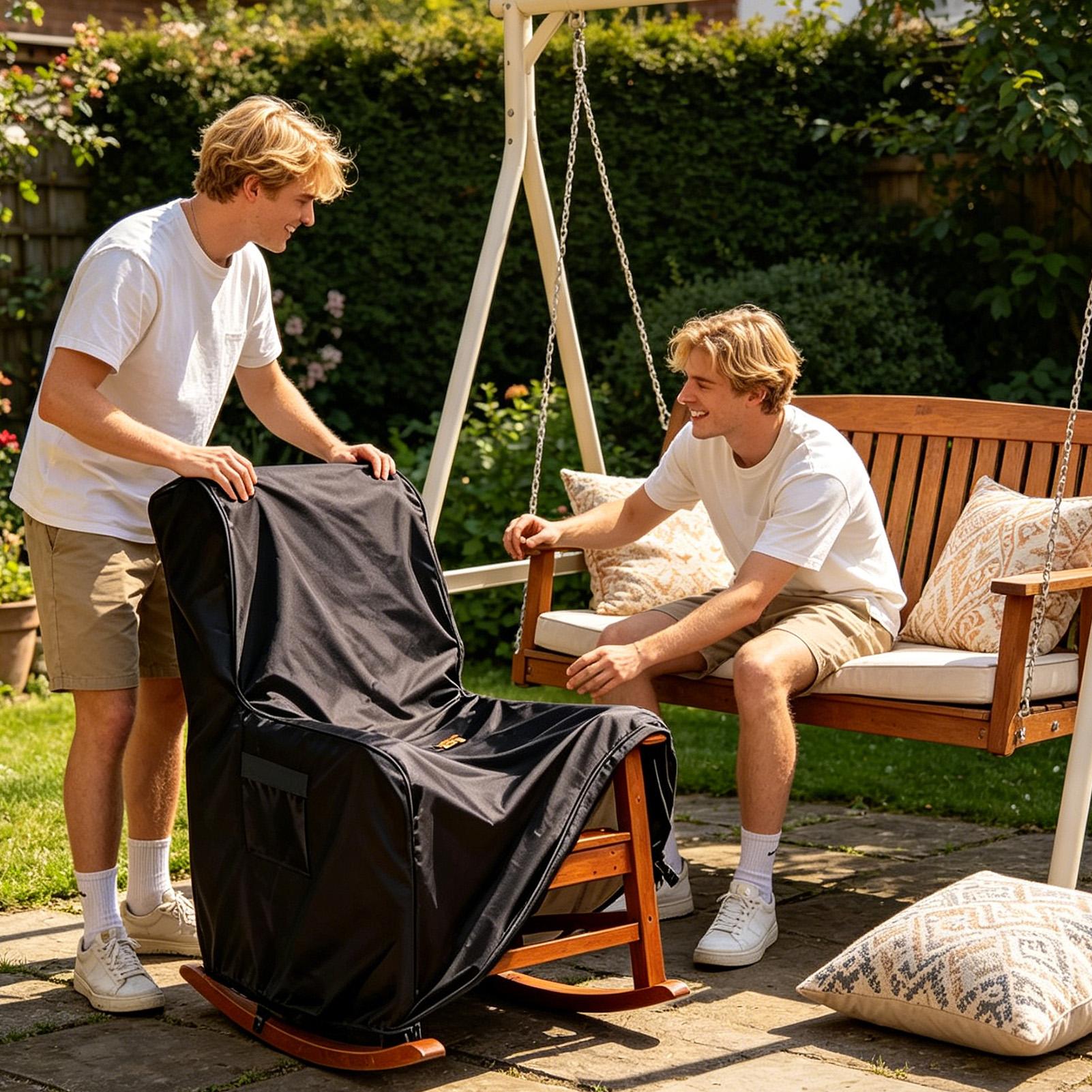 Penutup Kursi Santai Pelindung - Outdoor Chair Camping ulasan dan harga