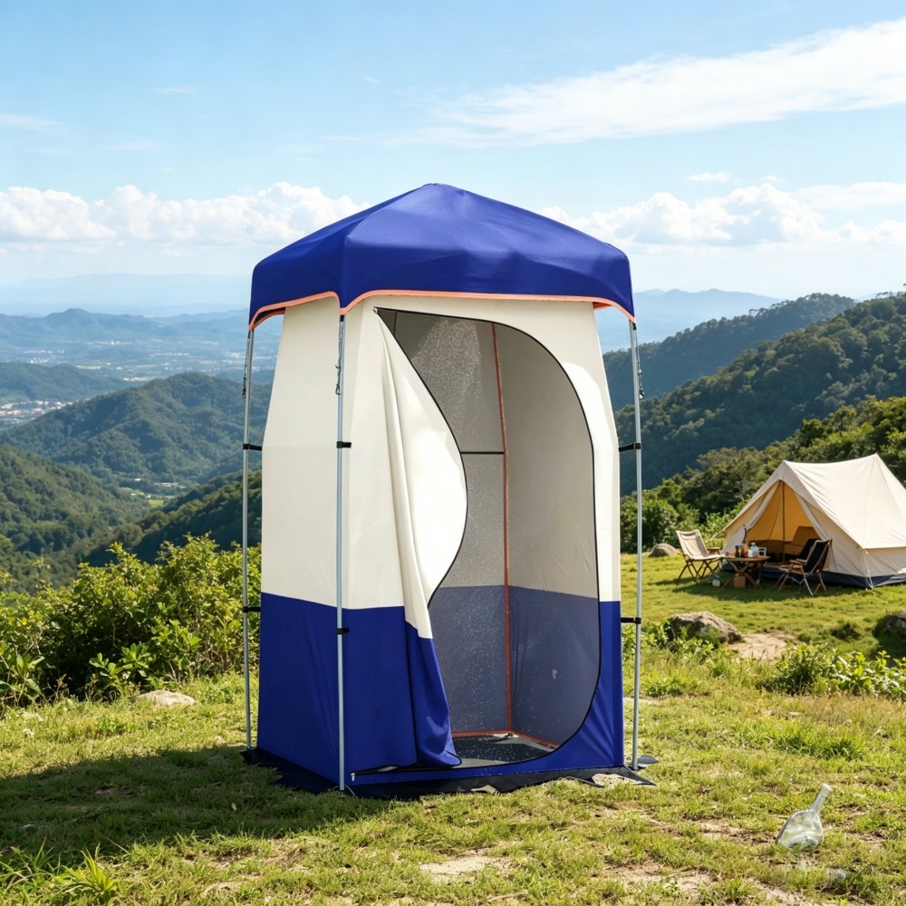 Tenda Mandi Camping Pop Up Rua - Outdoor Camping Toilet Tent ulasan dan harga