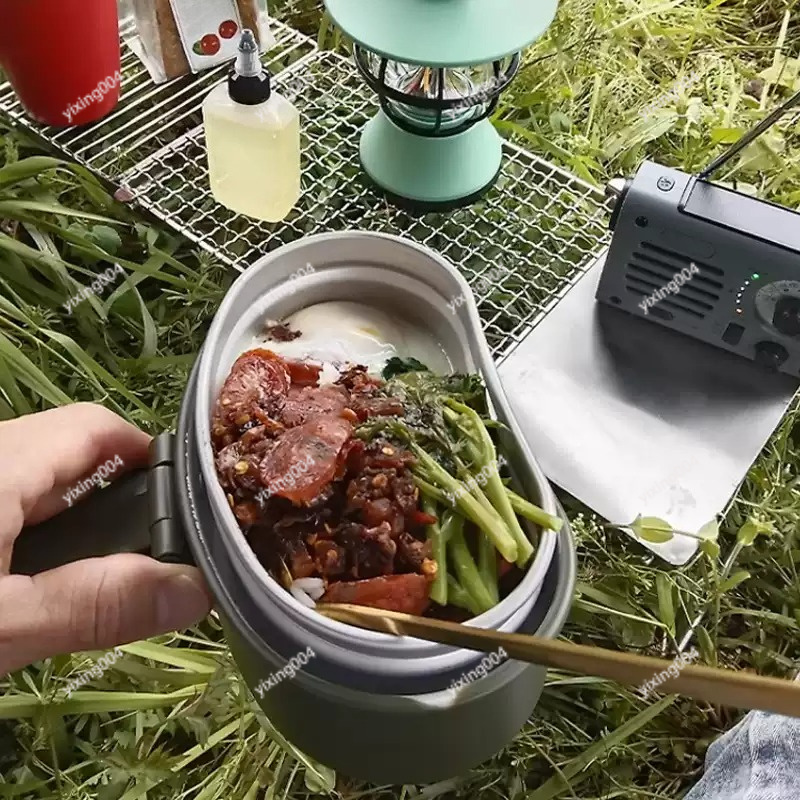 Kotak Bento Terpisah untuk Ber - Outdoor Camping Box ulasan dan harga