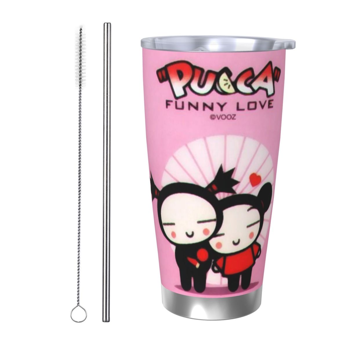 Cute Cartoon Pucca 20oz Cangki - Vacuum Insulated Flask ulasan dan harga