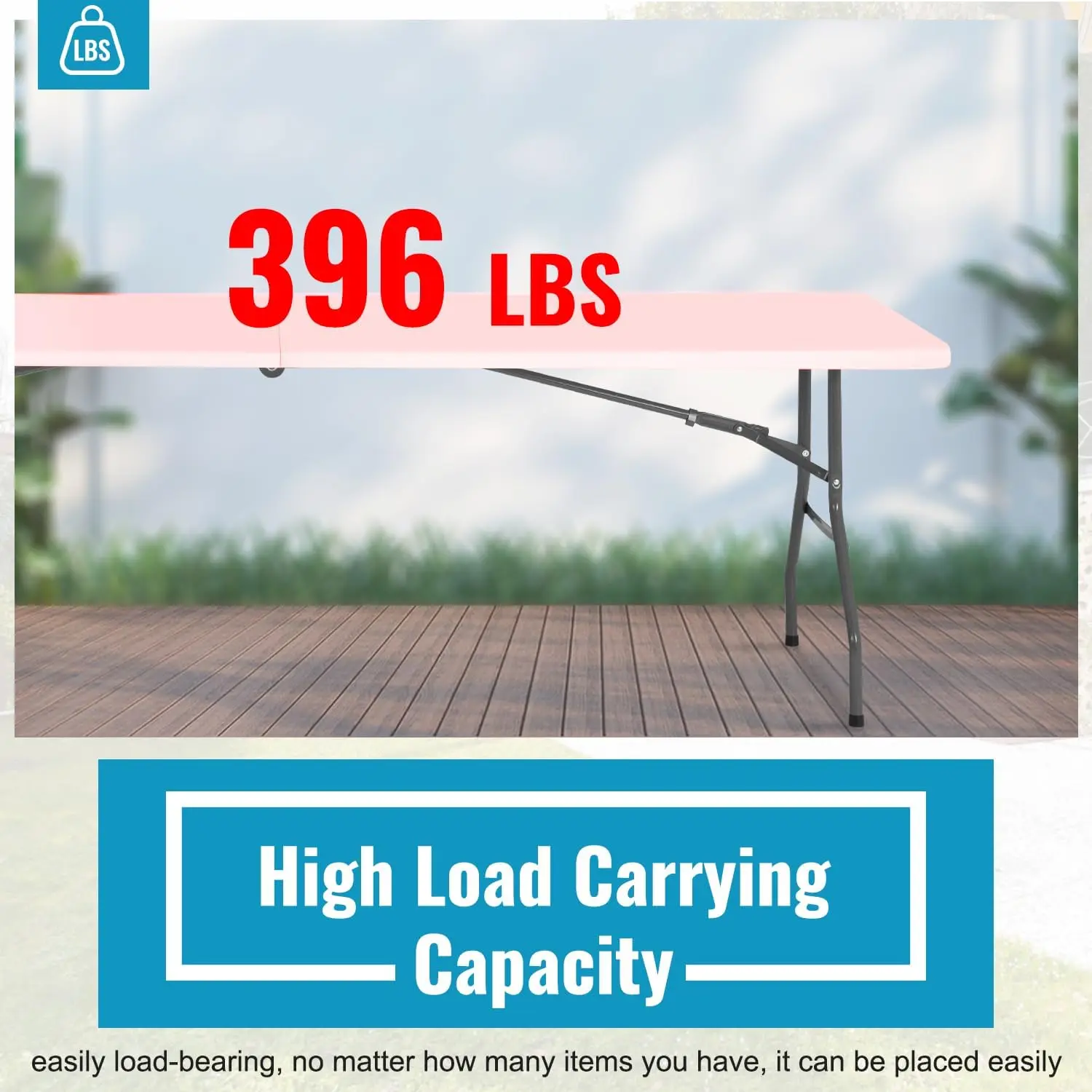 Meja Lipat Plastik 8 FT, Meja  - Outdoor Camping Quotes ulasan dan harga