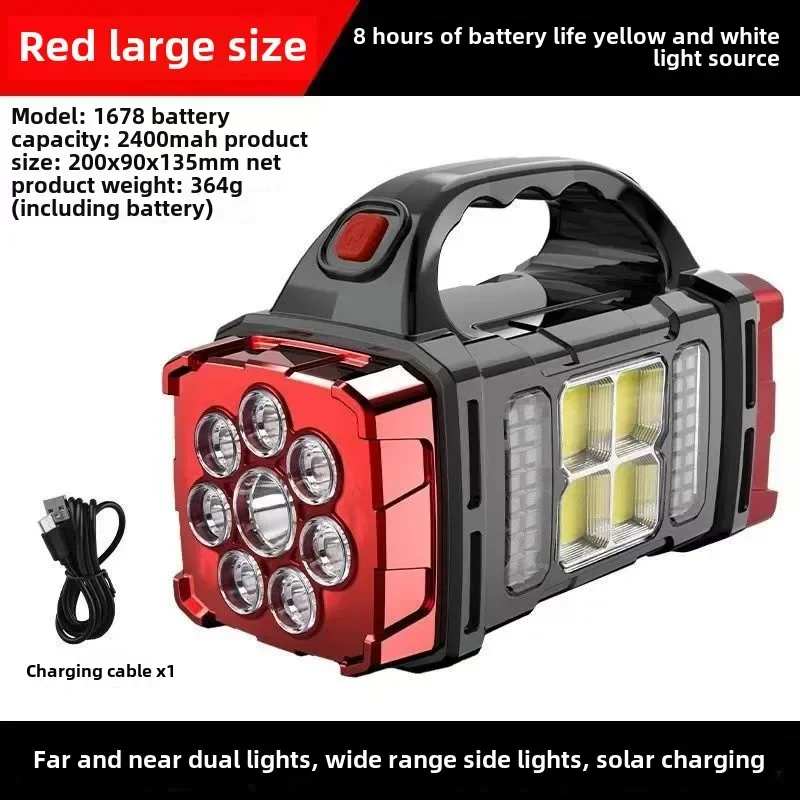 COB Lampu Sorot Portabel Darur - Camping Solar Lantern ulasan dan harga